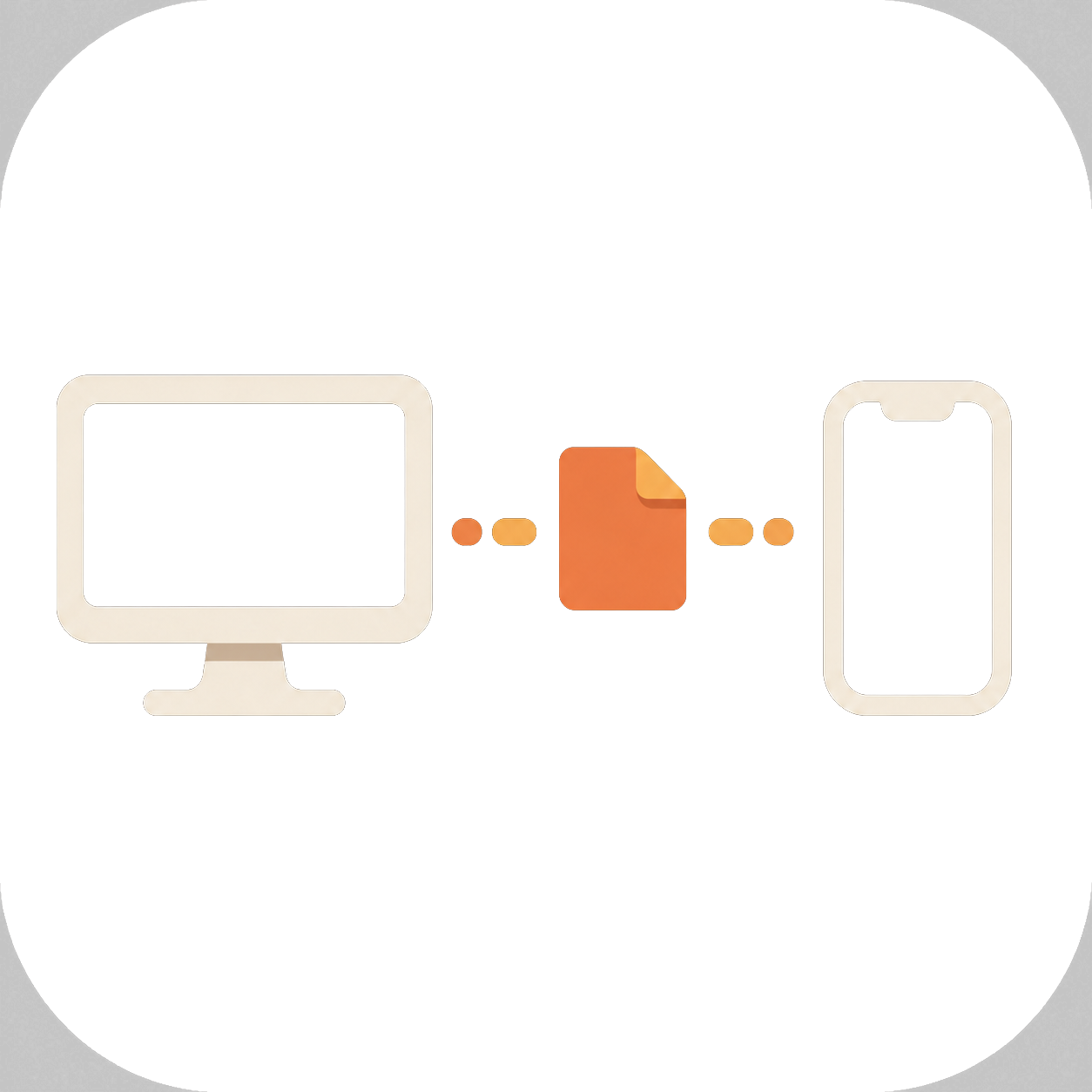 Windows PC와 iPhone 사이에서 파일을 무선으로 전송하는 iWinBridge 로고